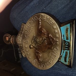 Pony Express Sacramento four and a four/half Jim Beam Kentucky straight whiskey